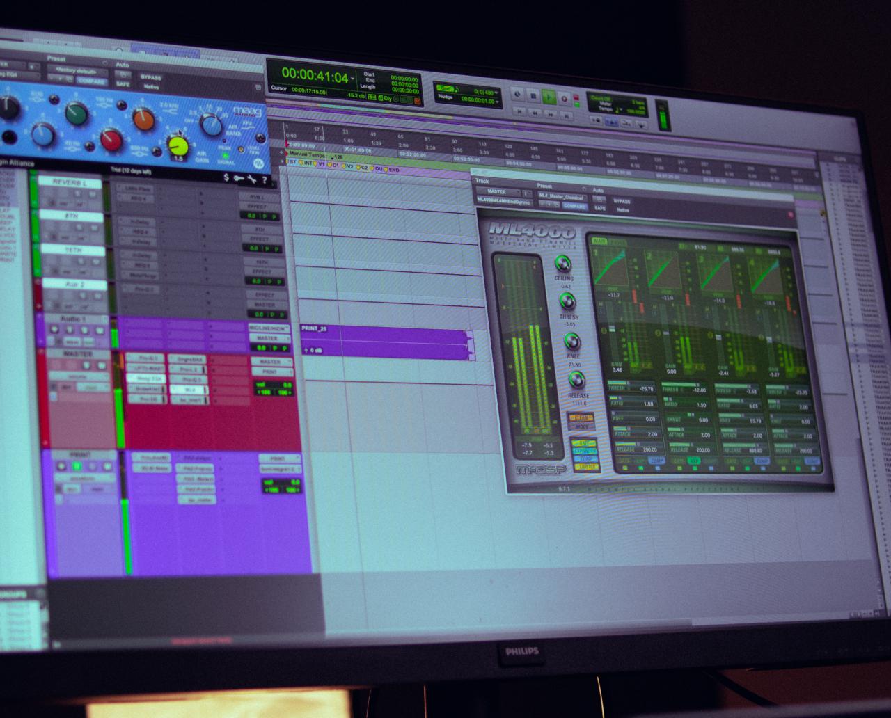 Zei Production studio screen